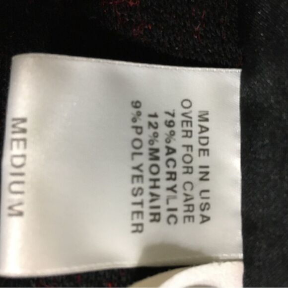 Democracy VTG Red Hooded Jacket Size M - Picture 6 of 11